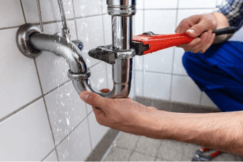 leaking pipes
